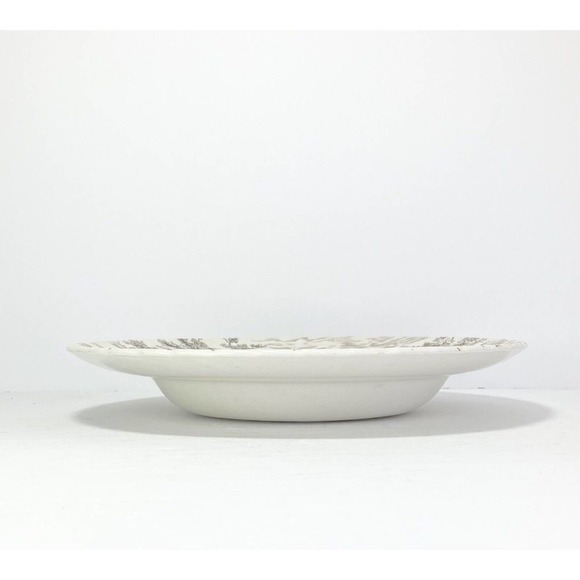 Ridgway HAYRIDE Brown, Set of 6 Ironstone Rim Soup Bowls, 9 3/4” England - Picture 3 of 5